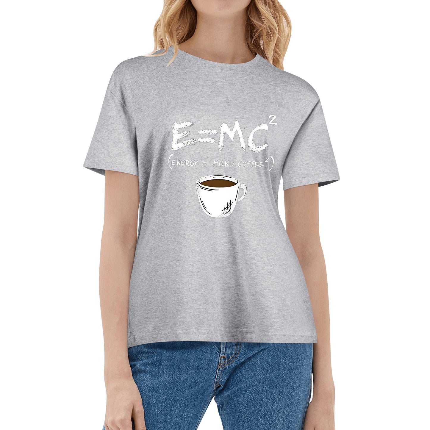 T-Shirt energy equals milk times coffee squared