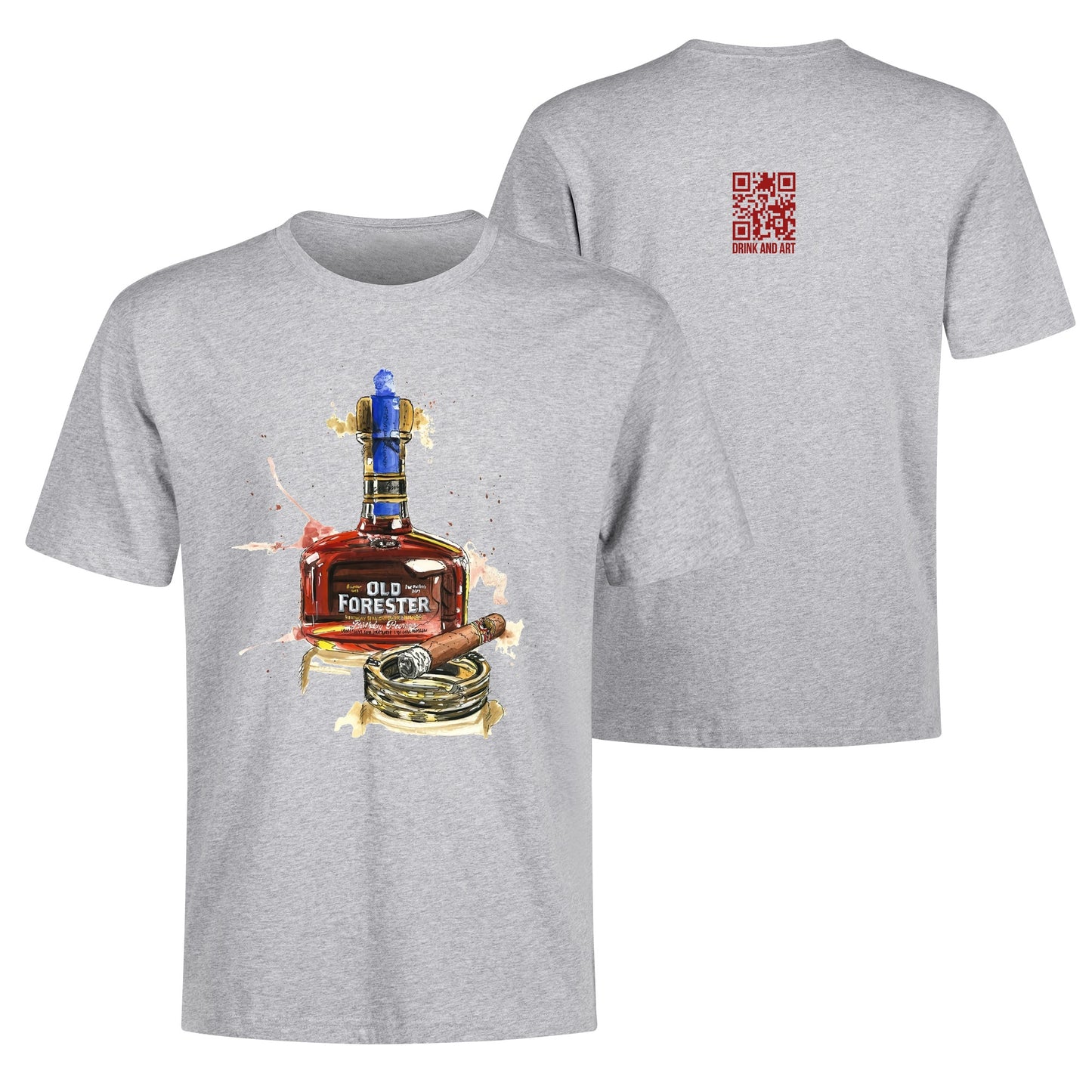 T-Shirt Old Forester watercolor