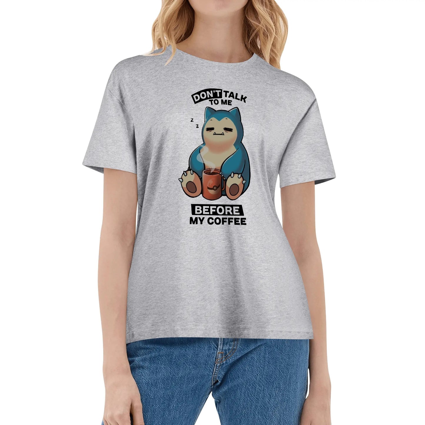 T-Shirt Snorlax Coffee