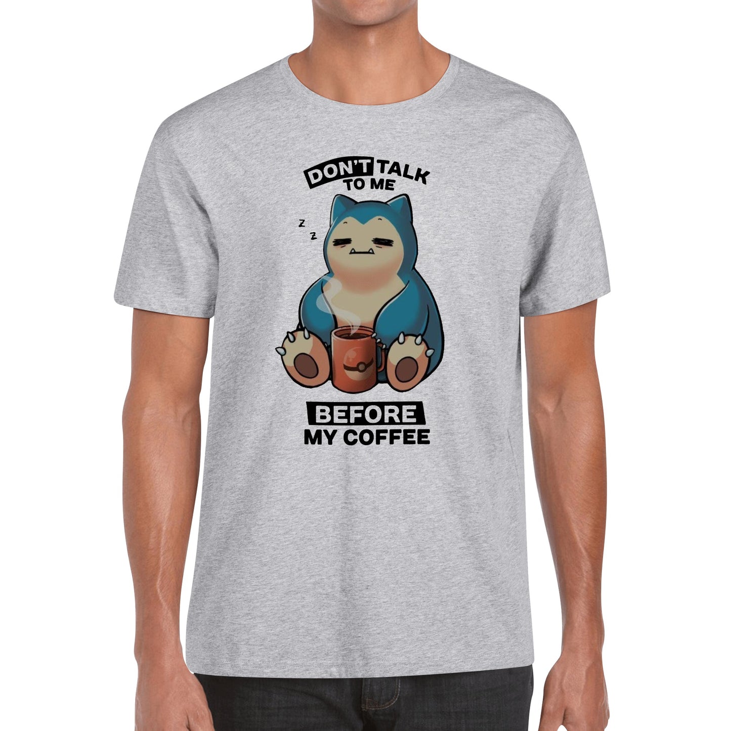 T-Shirt Snorlax Coffee