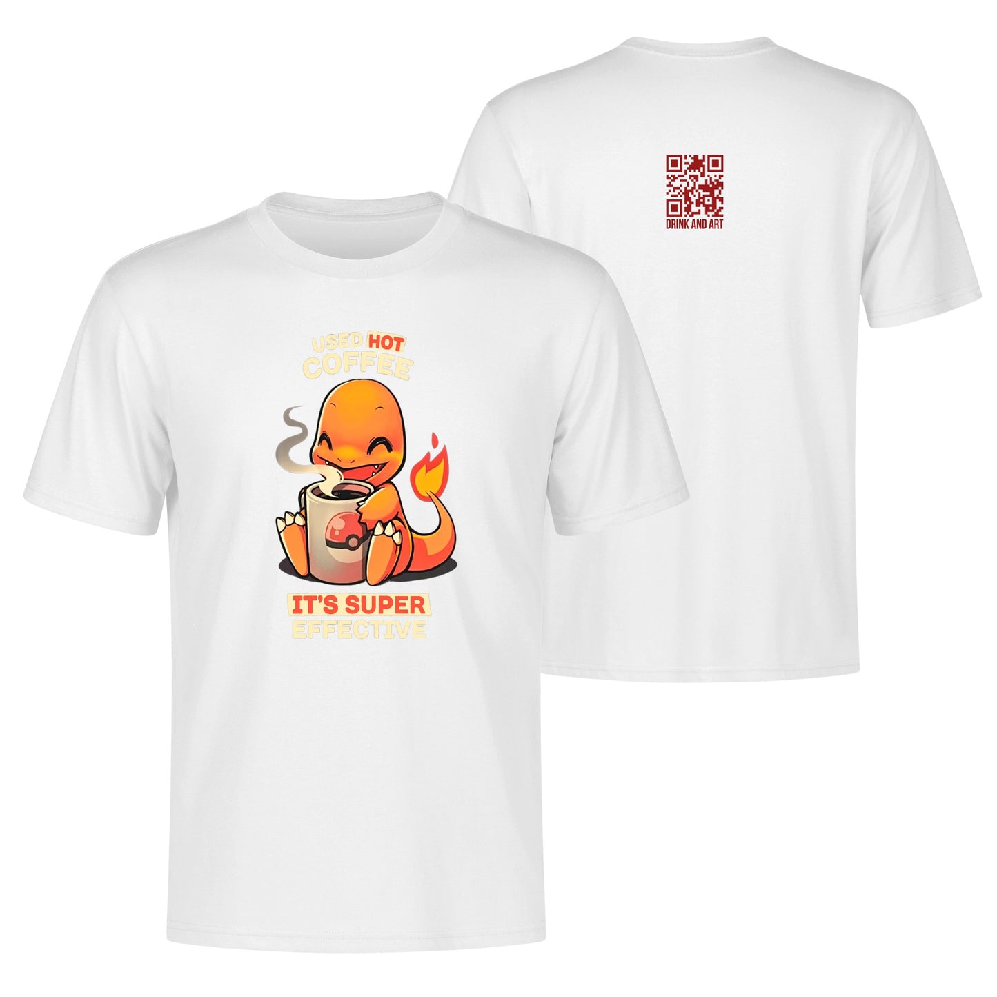 T-Shirt Charmander Coffee