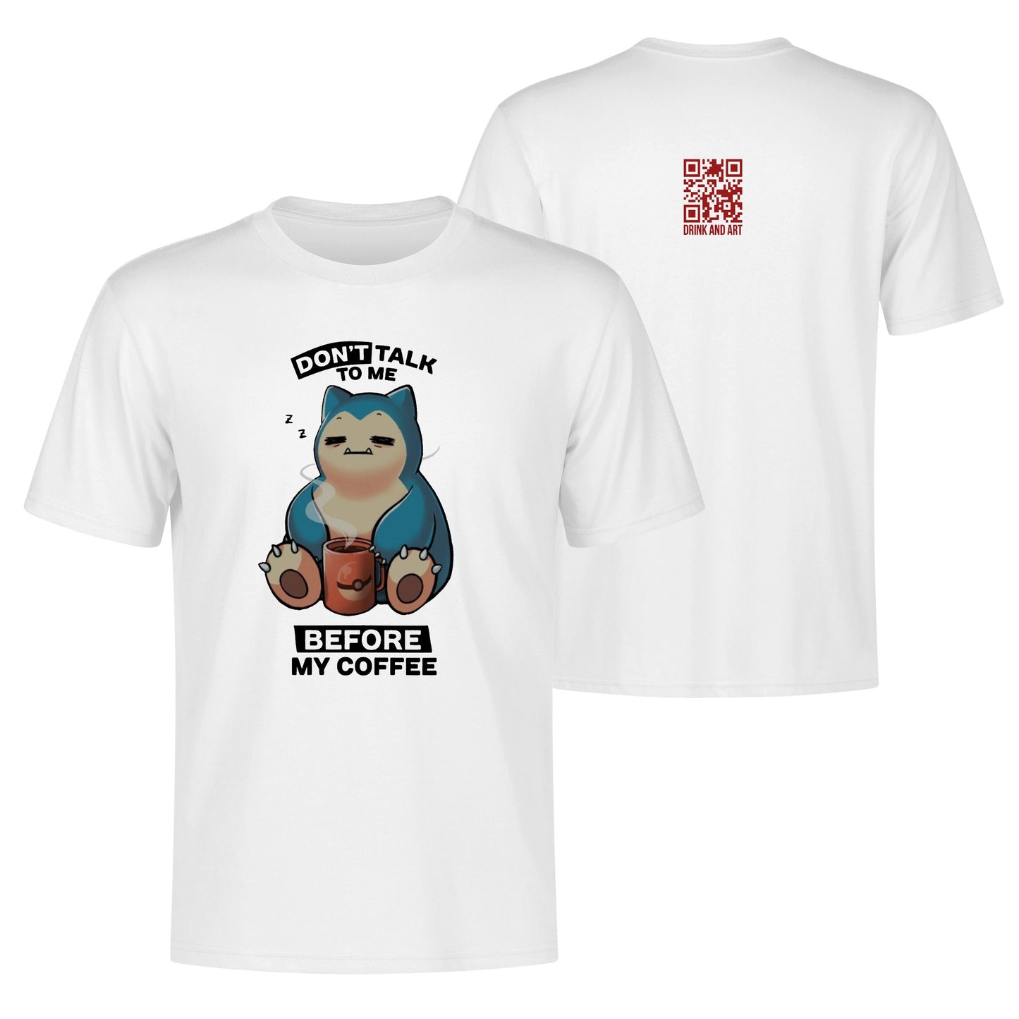 T-Shirt Snorlax Coffee