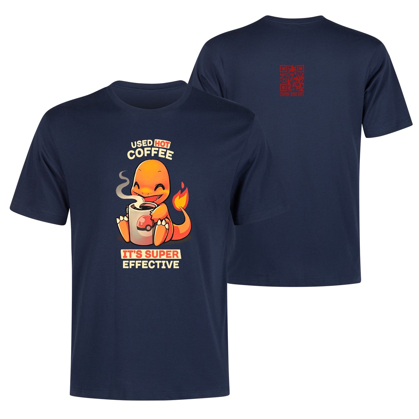 T-Shirt Charmander Coffee