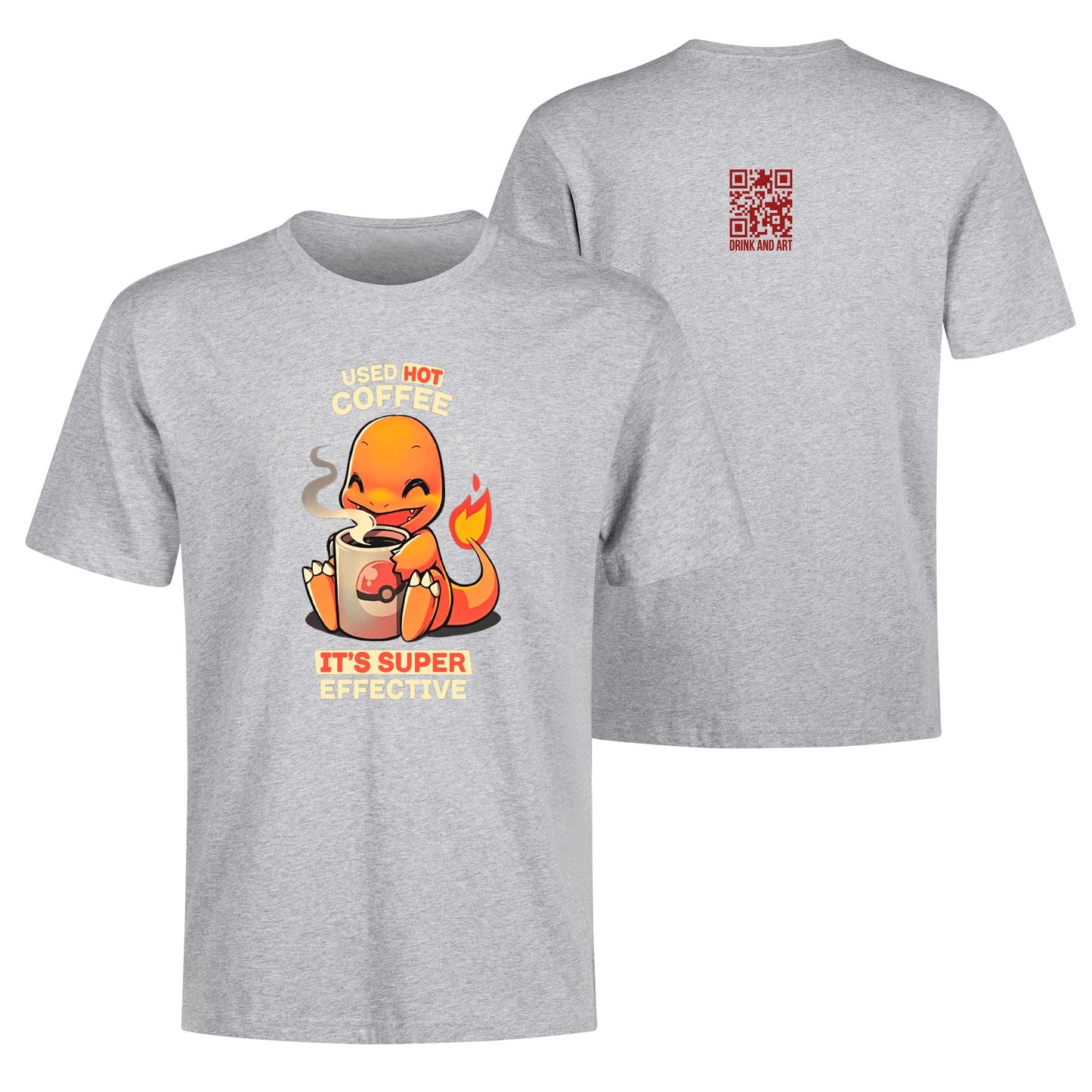 T-Shirt Charmander Coffee