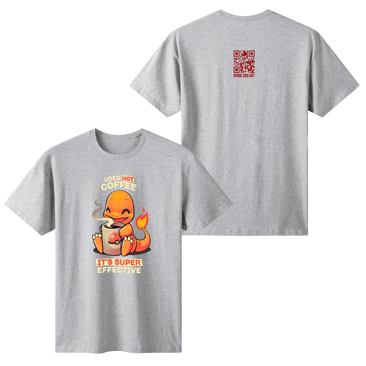 T-Shirt Charmander Coffee