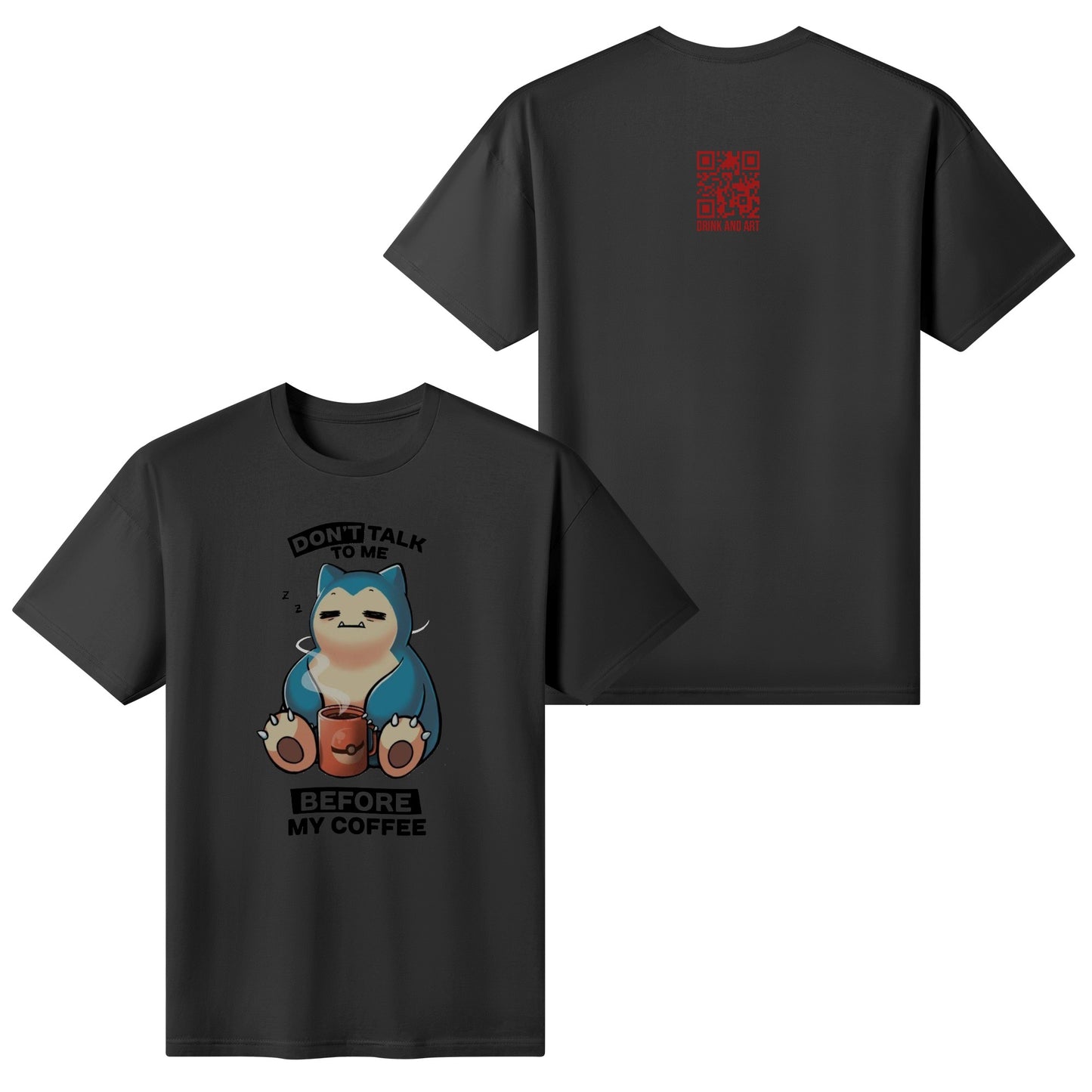 T-Shirt Snorlax Coffee