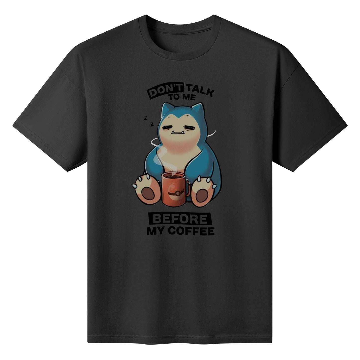 T-Shirt Snorlax Coffee