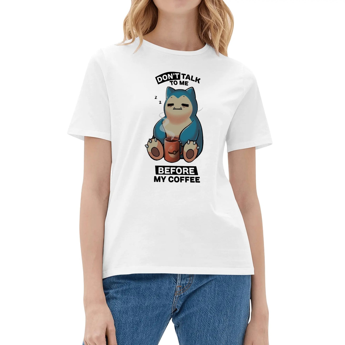 T-Shirt Snorlax Coffee