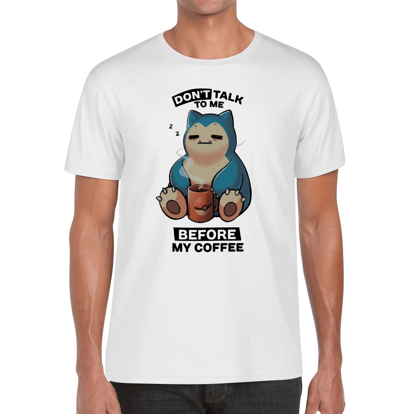 T-Shirt Snorlax Coffee