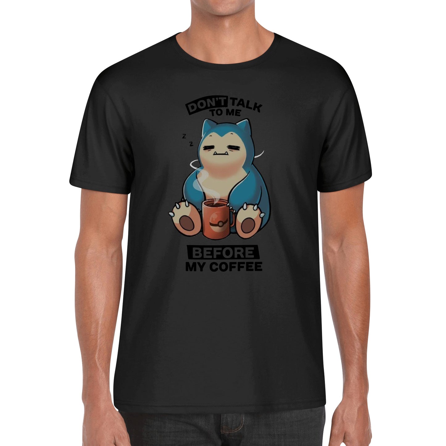 T-Shirt Snorlax Coffee