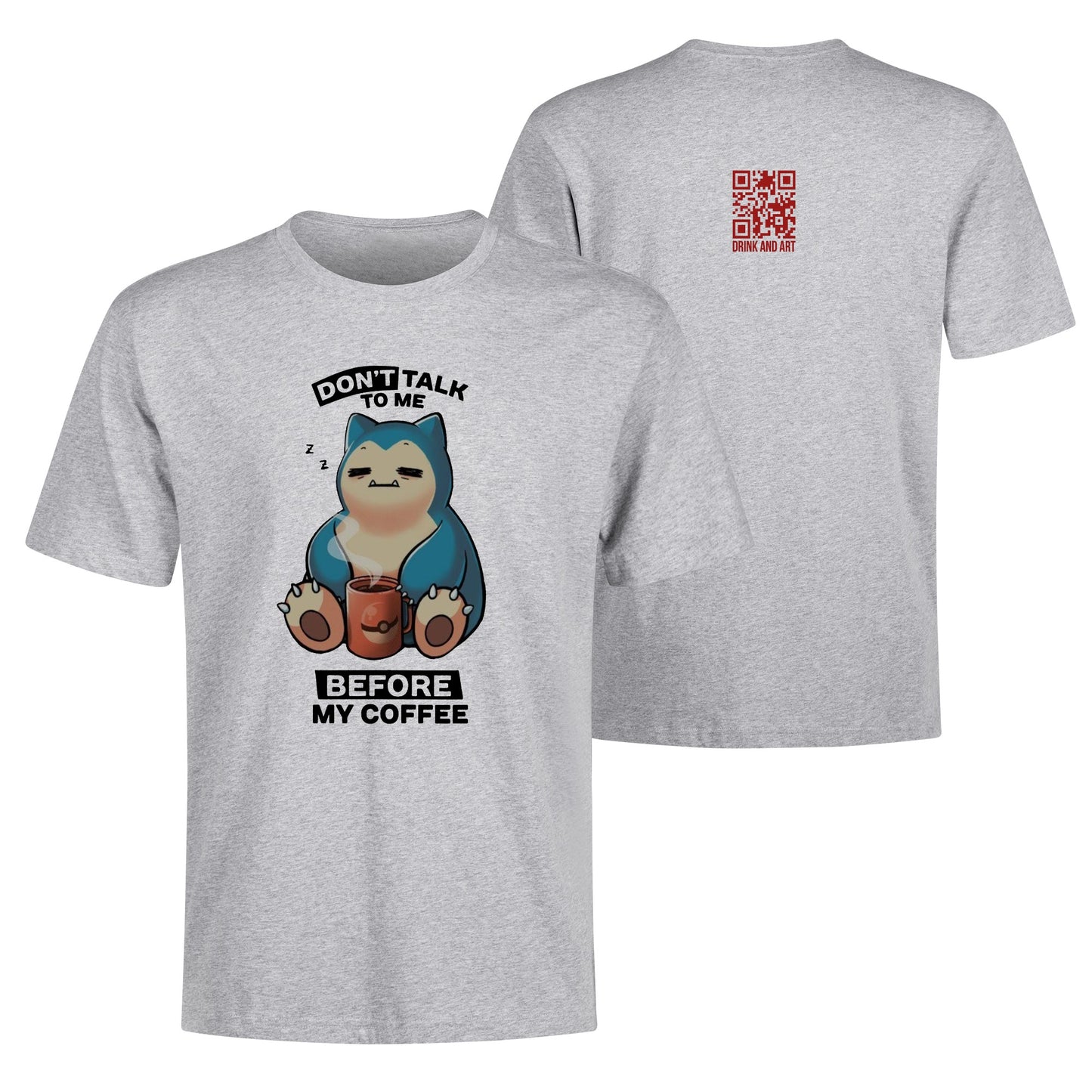 T-Shirt Snorlax Coffee