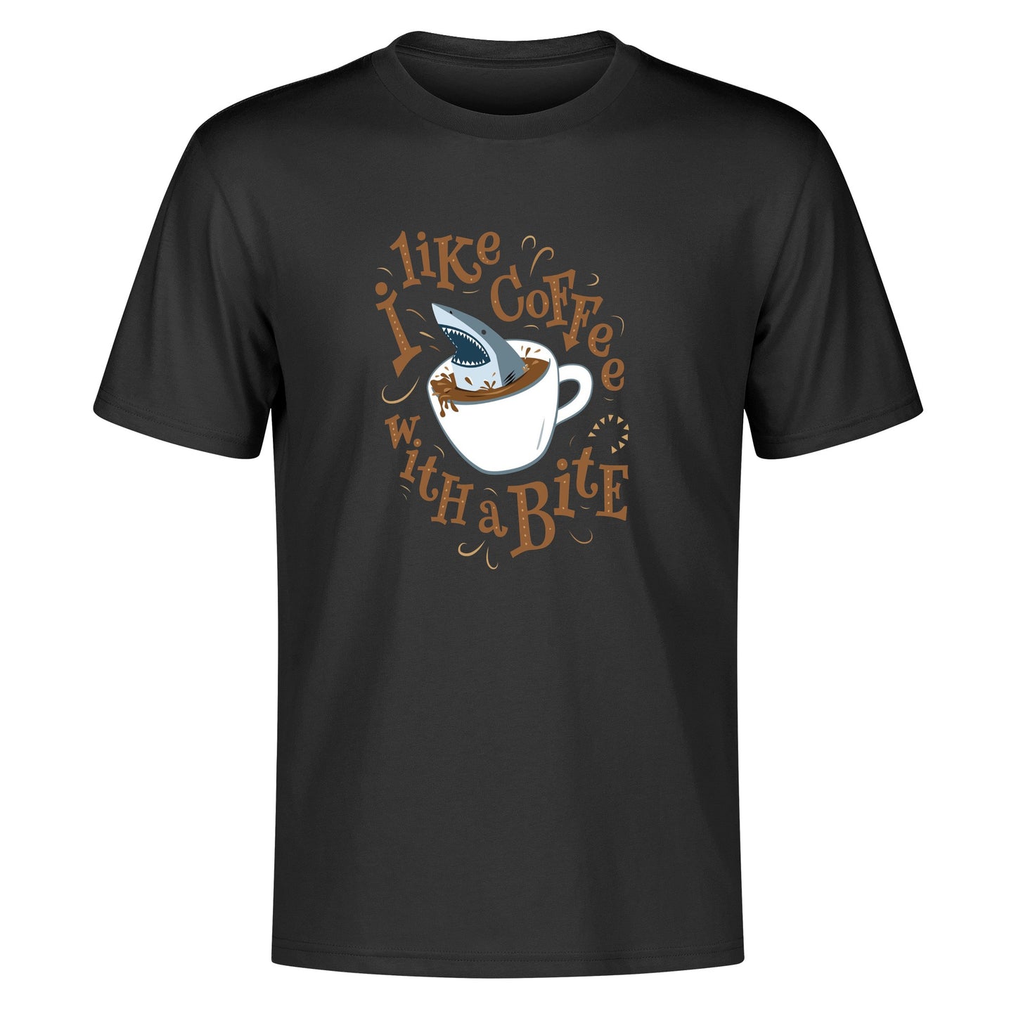 T-Shirt Shark Coffee