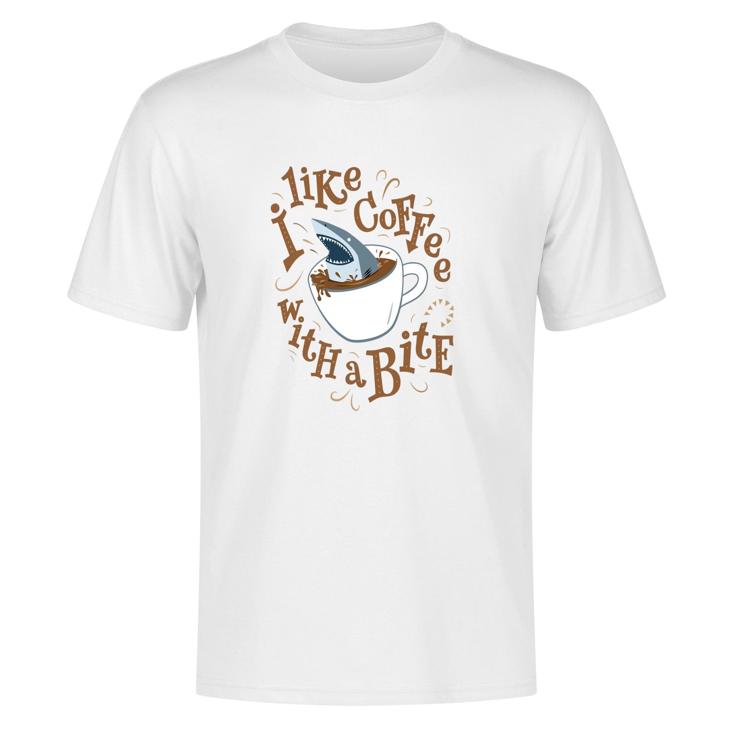 T-Shirt Shark Coffee