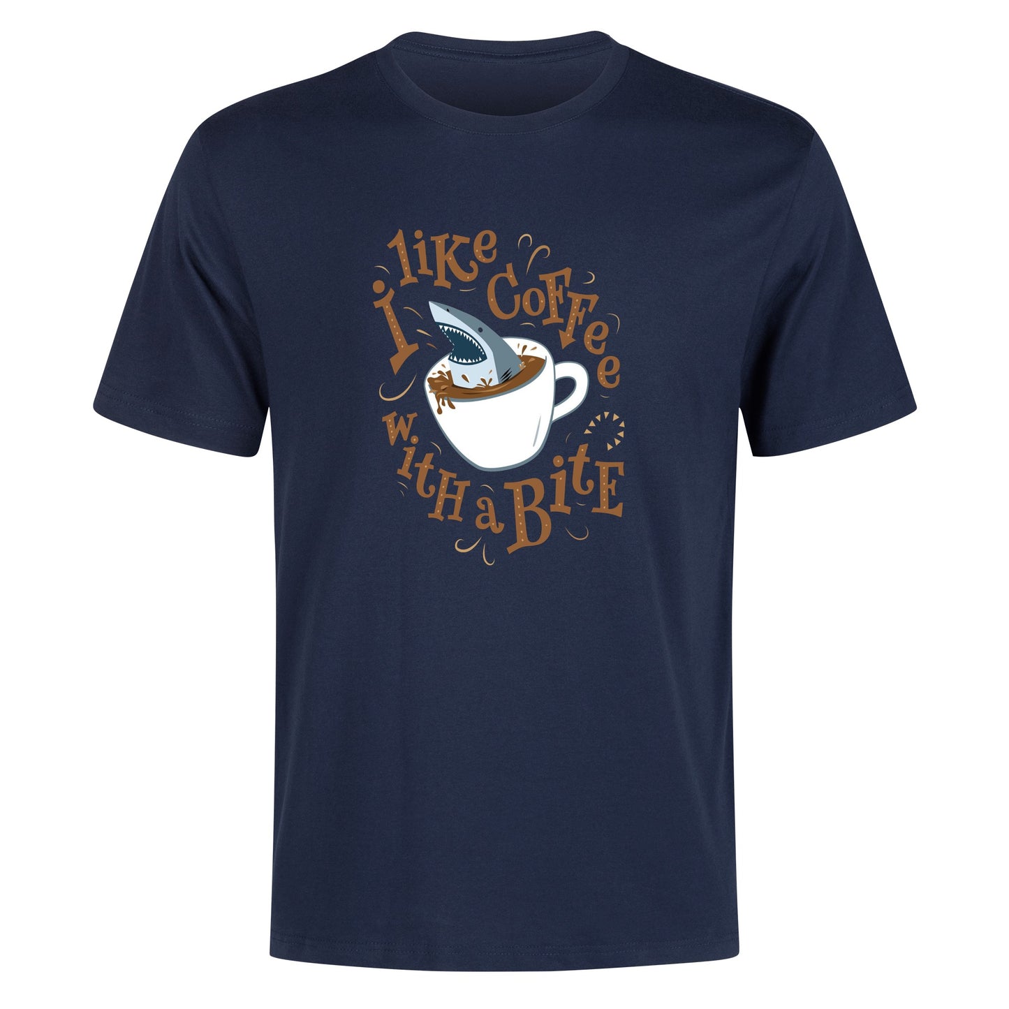 T-Shirt Shark Coffee