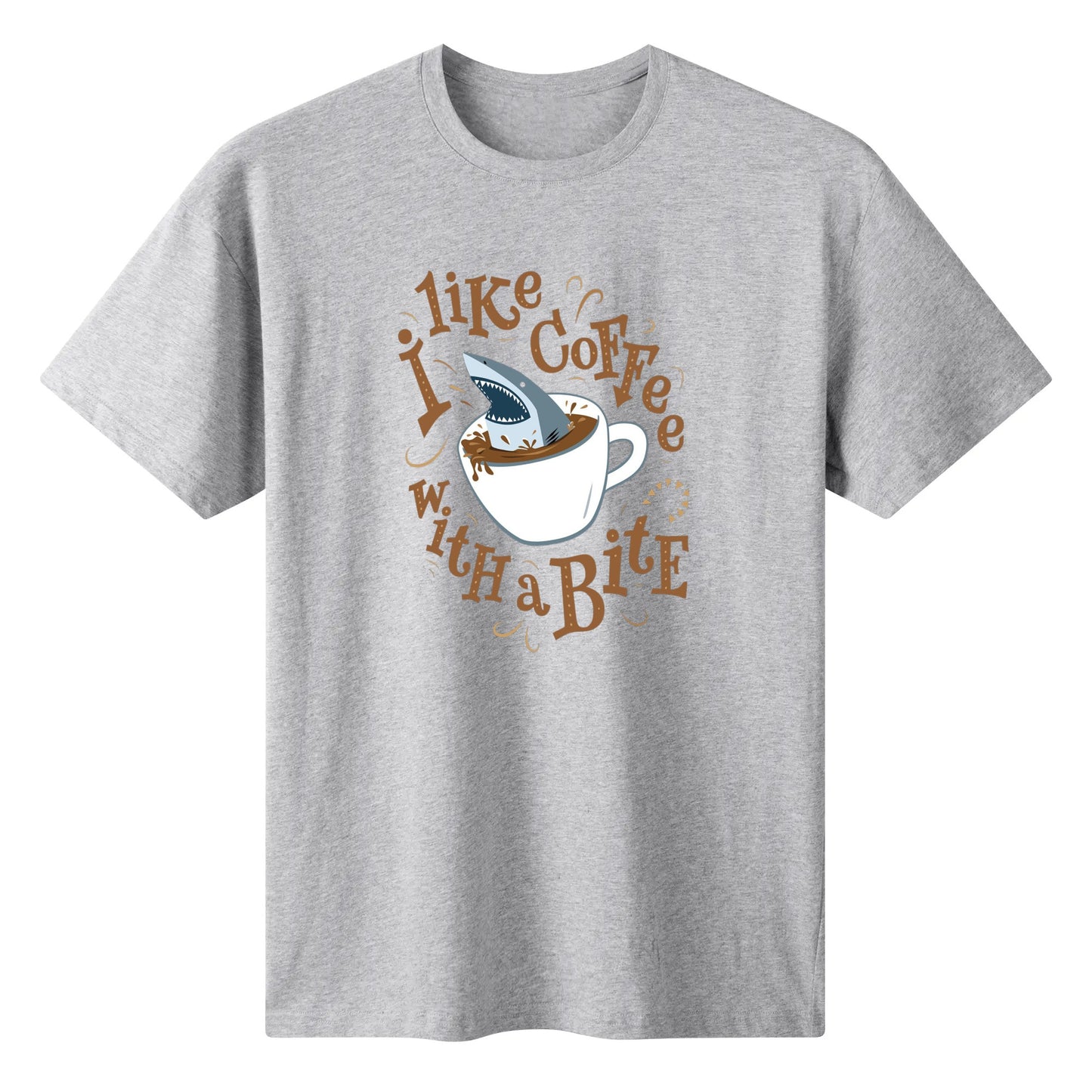 T-Shirt Shark Coffee