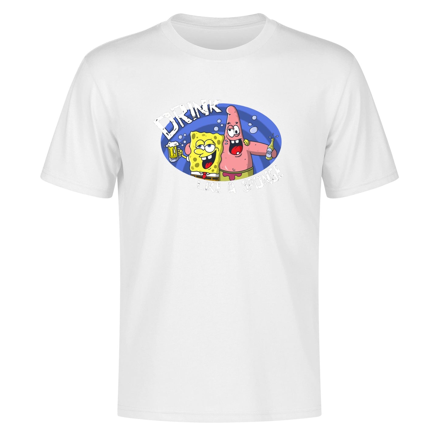 T-Shirt Funny Drunk Sponge & Starfish