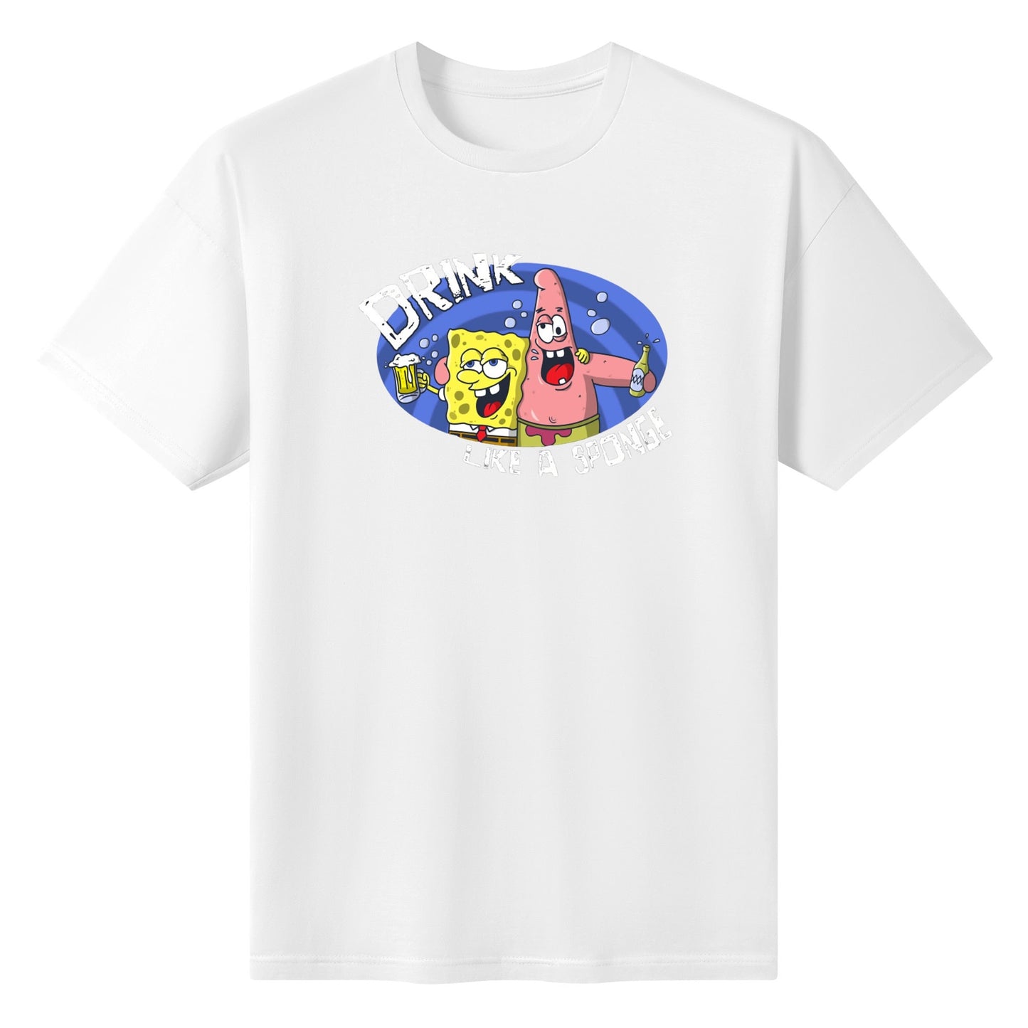 T-Shirt Funny Drunk Sponge & Starfish