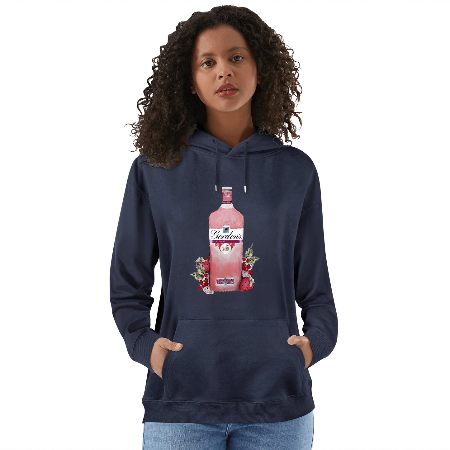 Cotton Hoodie Gin Gordons Pink