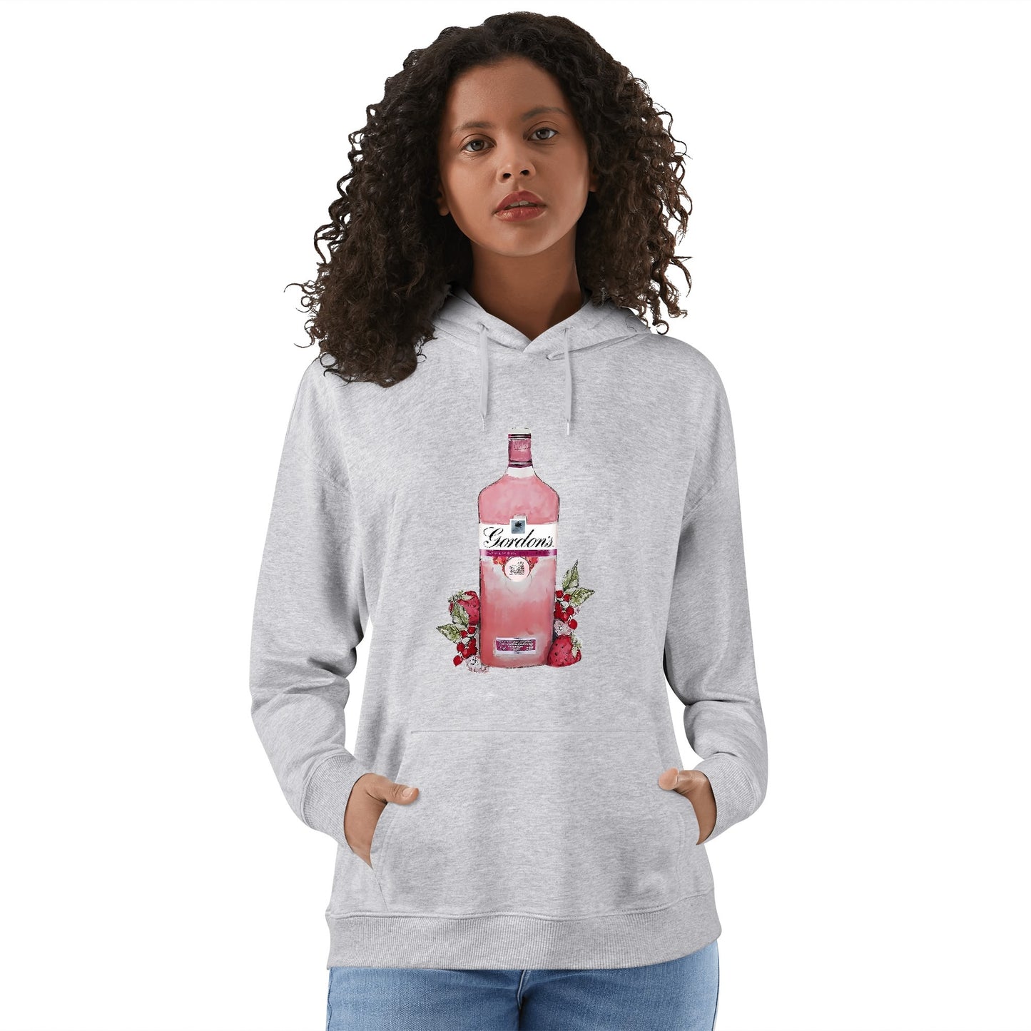 Cotton Hoodie Gin Gordons Pink