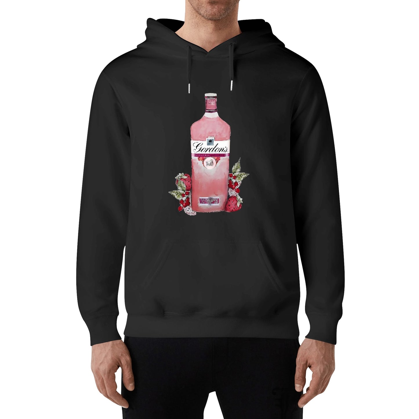 Cotton Hoodie Gin Gordons Pink