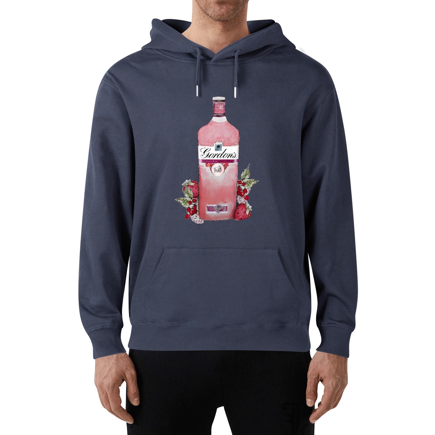 Cotton Hoodie Gin Gordons Pink