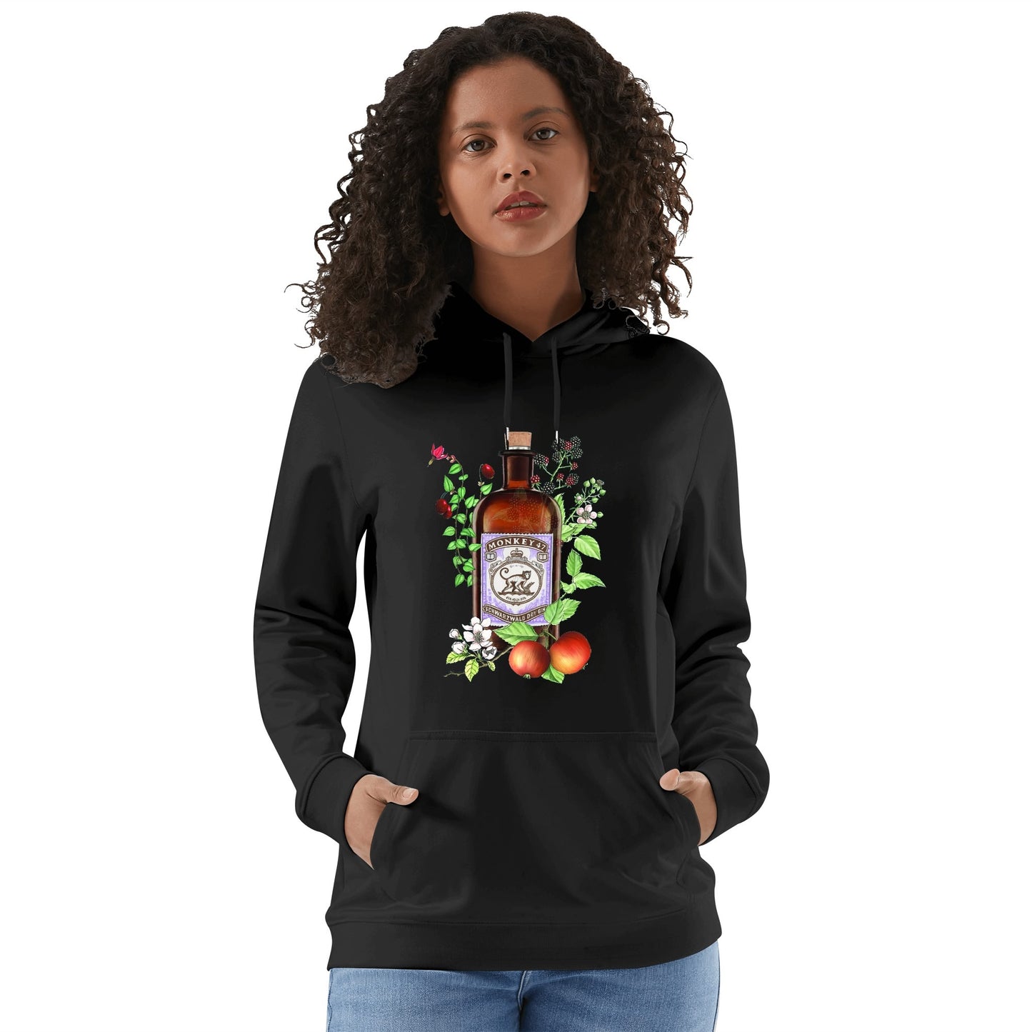 Cotton Hoodie Gin Monkey 47