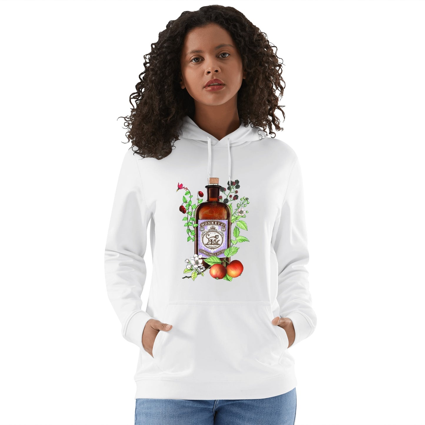 Cotton Hoodie Gin Monkey 47