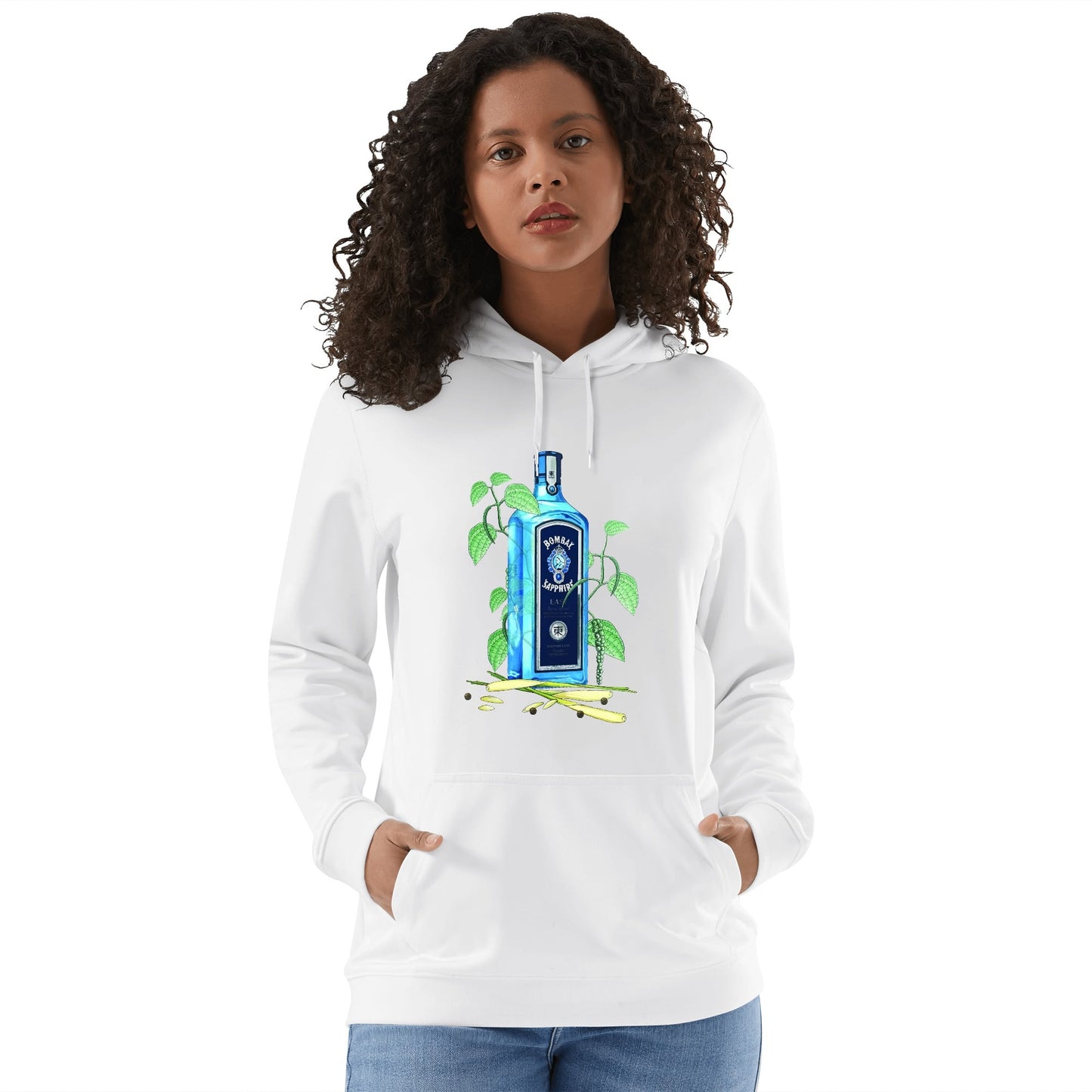 Cotton Hoodie Gim Bombay Sapphire