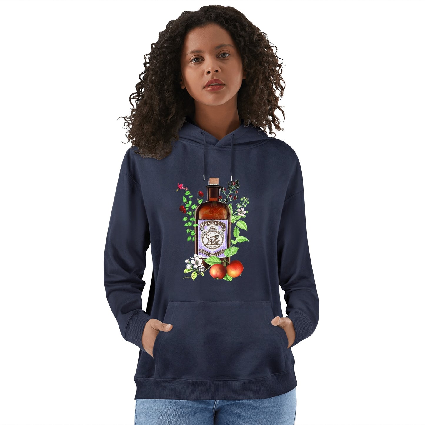 Cotton Hoodie Gin Monkey 47