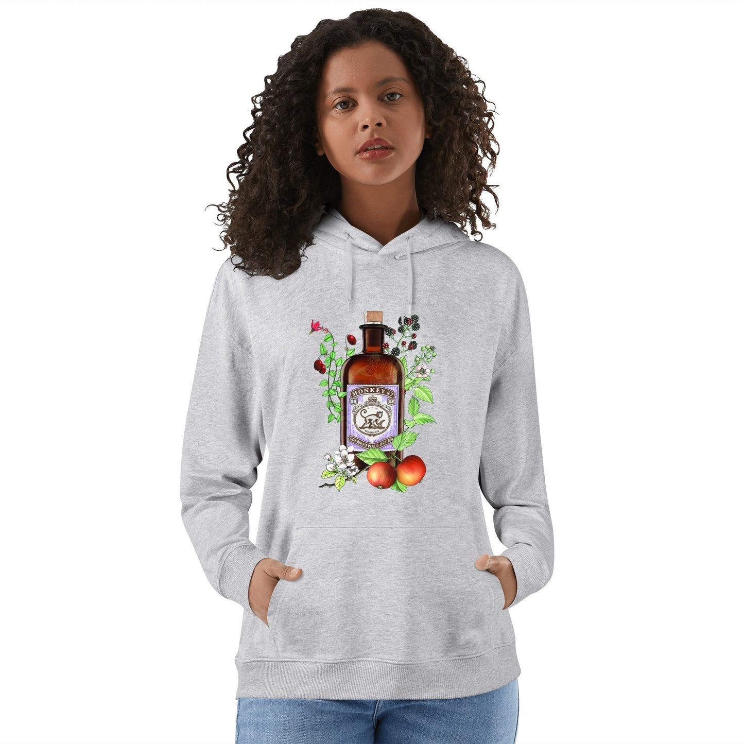 Cotton Hoodie Gin Monkey 47