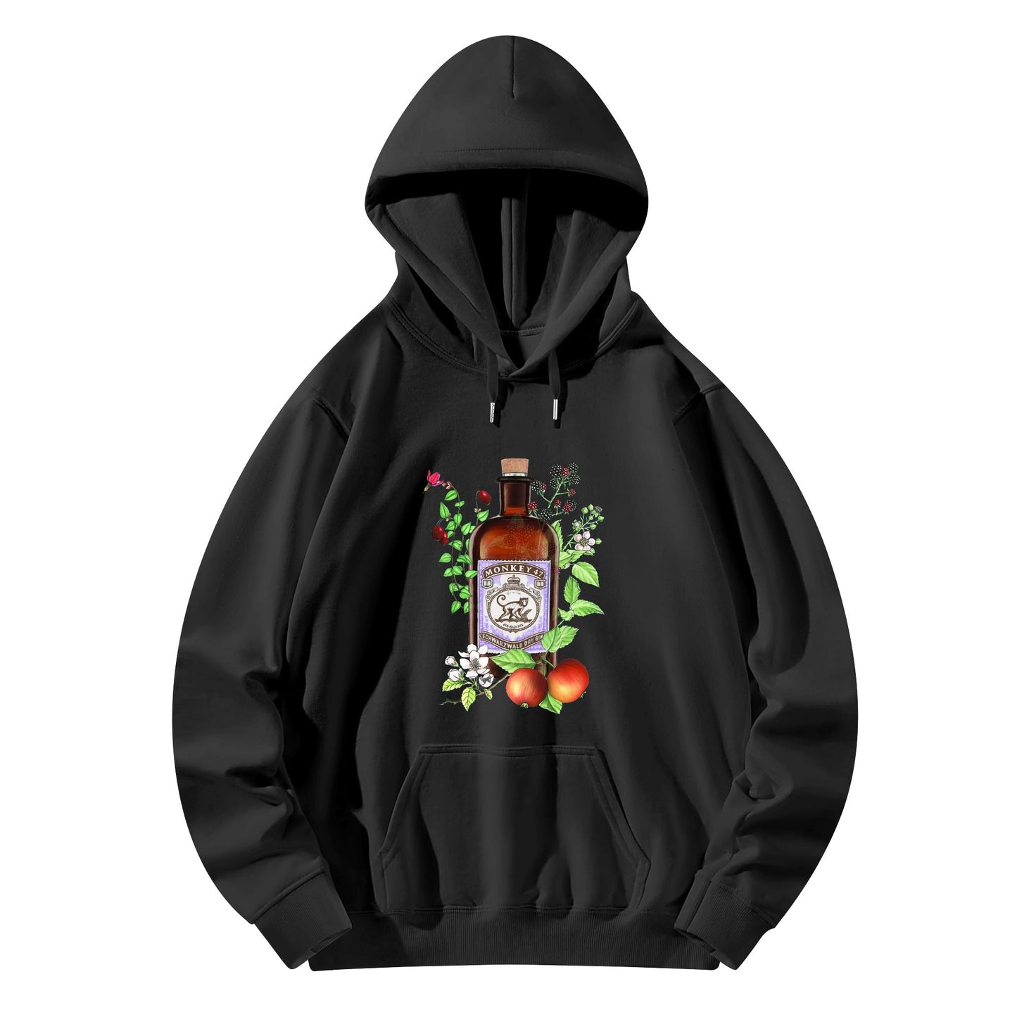 Cotton Hoodie Gin Monkey 47