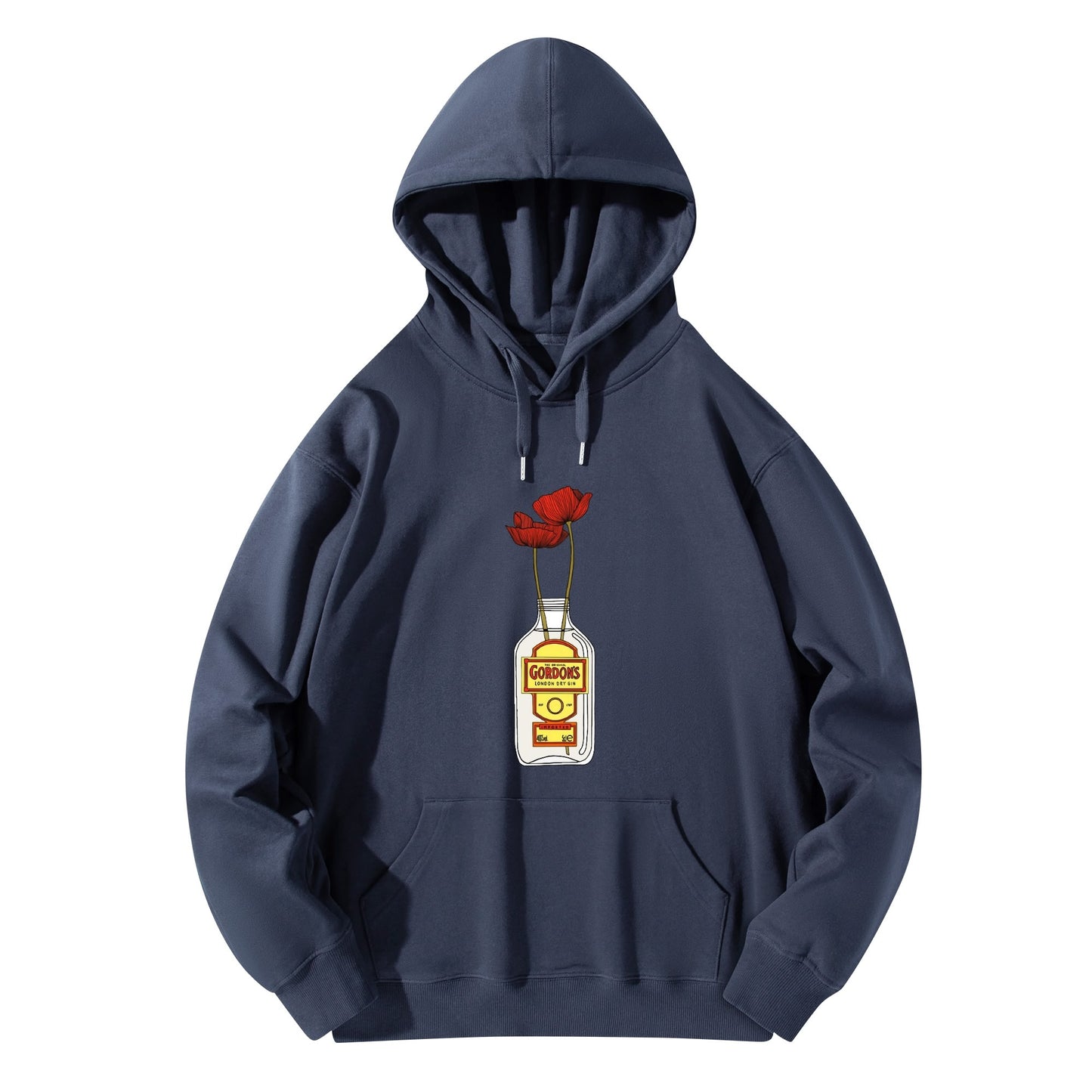 Cotton Hoodie Gin Gordons red flower