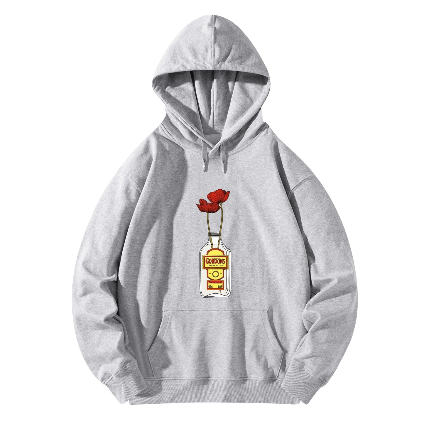 Cotton Hoodie Gin Gordons red flower