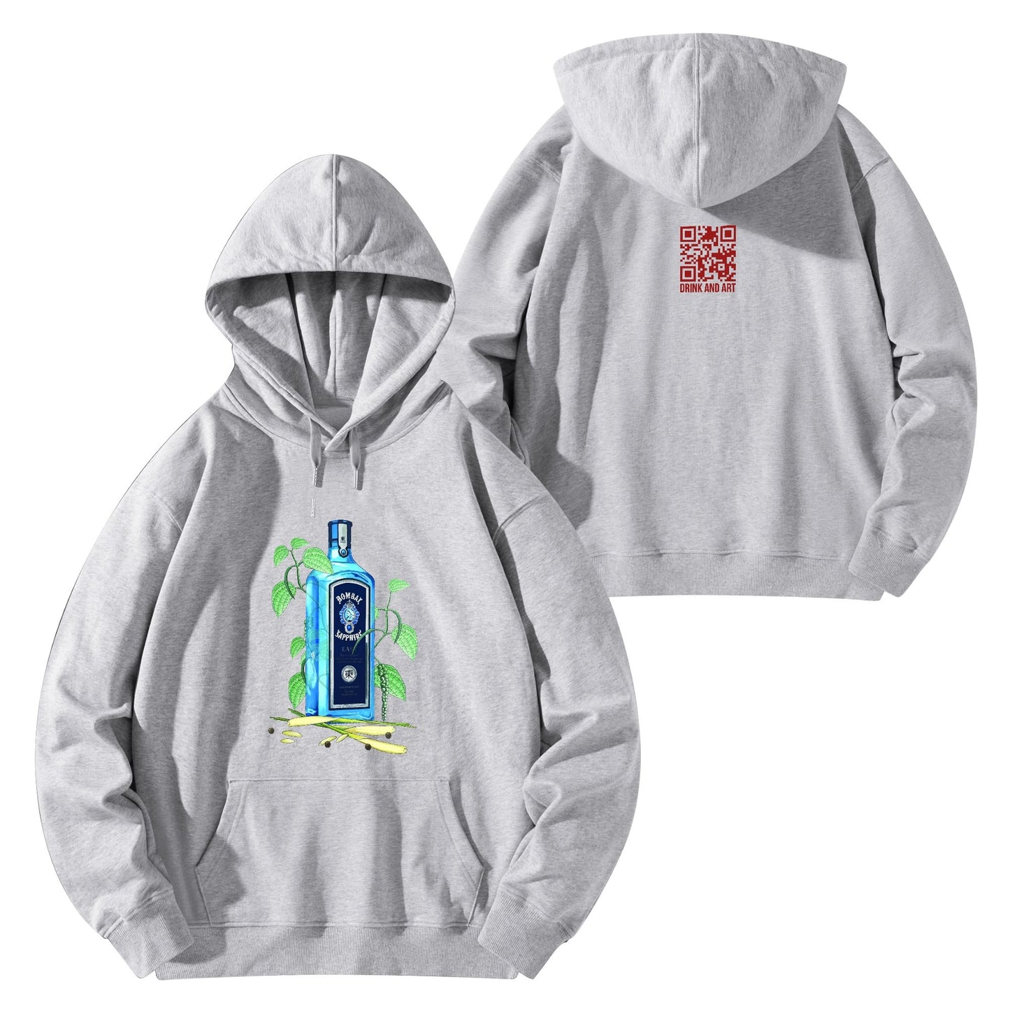 Cotton Hoodie Gim Bombay Sapphire