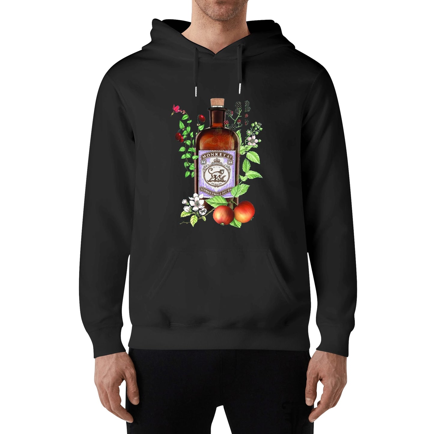 Cotton Hoodie Gin Monkey 47