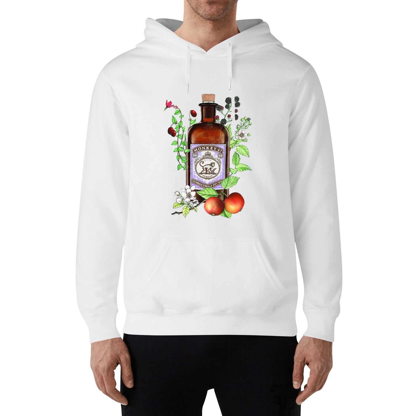 Cotton Hoodie Gin Monkey 47