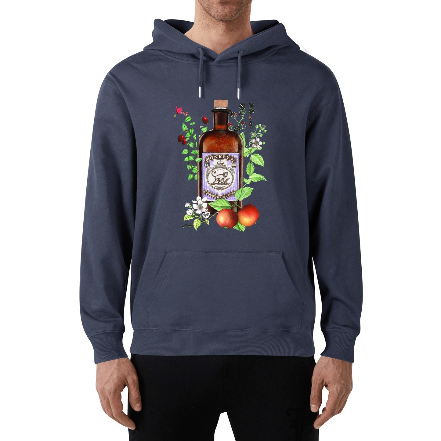 Cotton Hoodie Gin Monkey 47