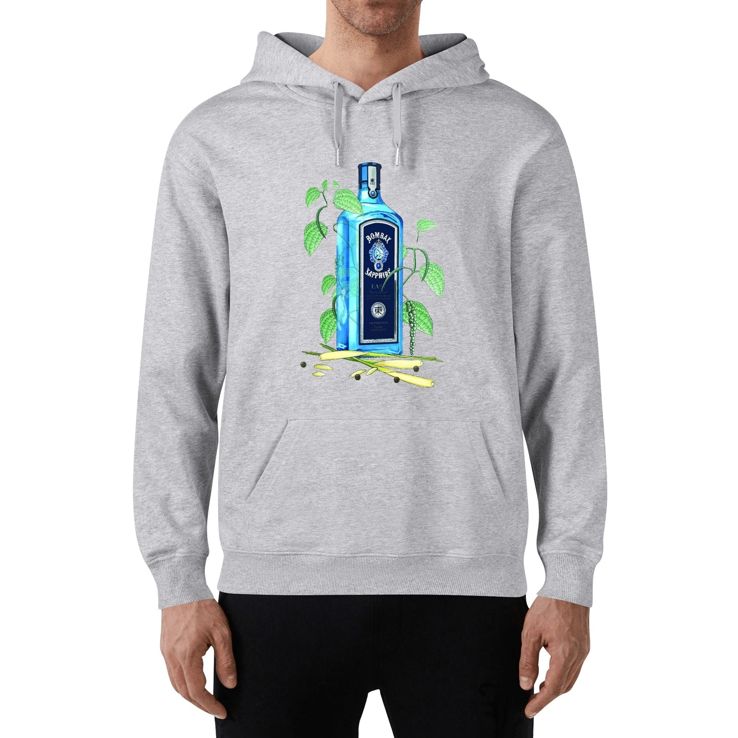 Cotton Hoodie Gim Bombay Sapphire