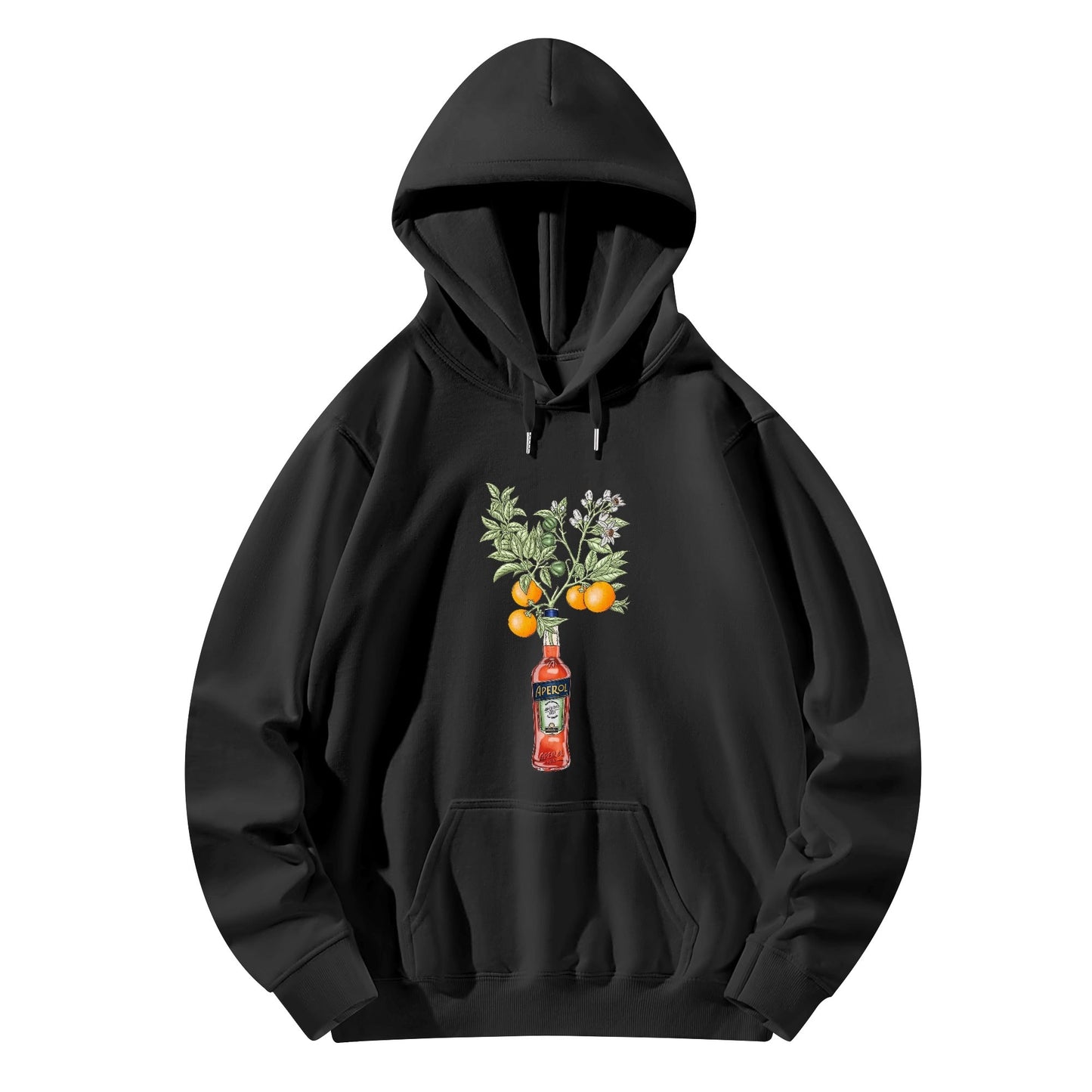 Cotton Hoodie Aperol orange tree