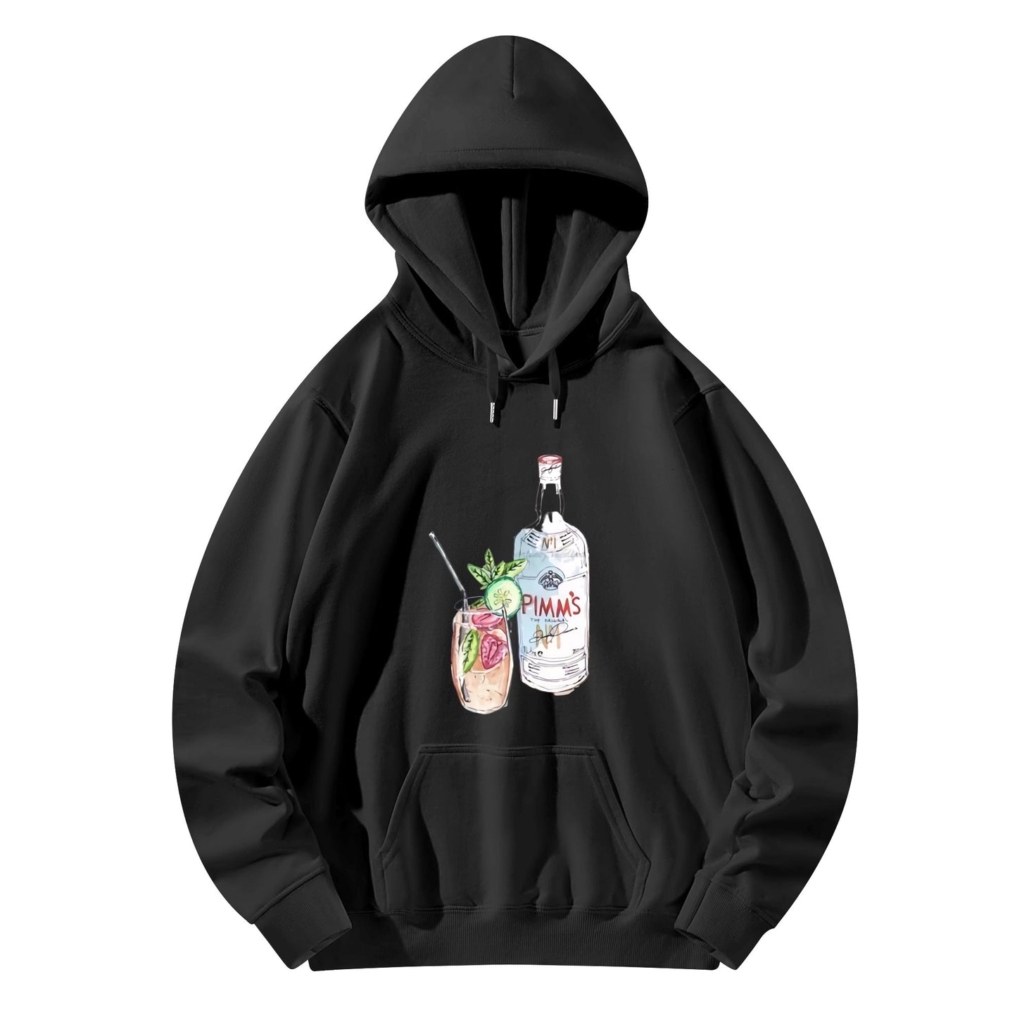 Cotton Hoodie Pimms Nº1 watercolor