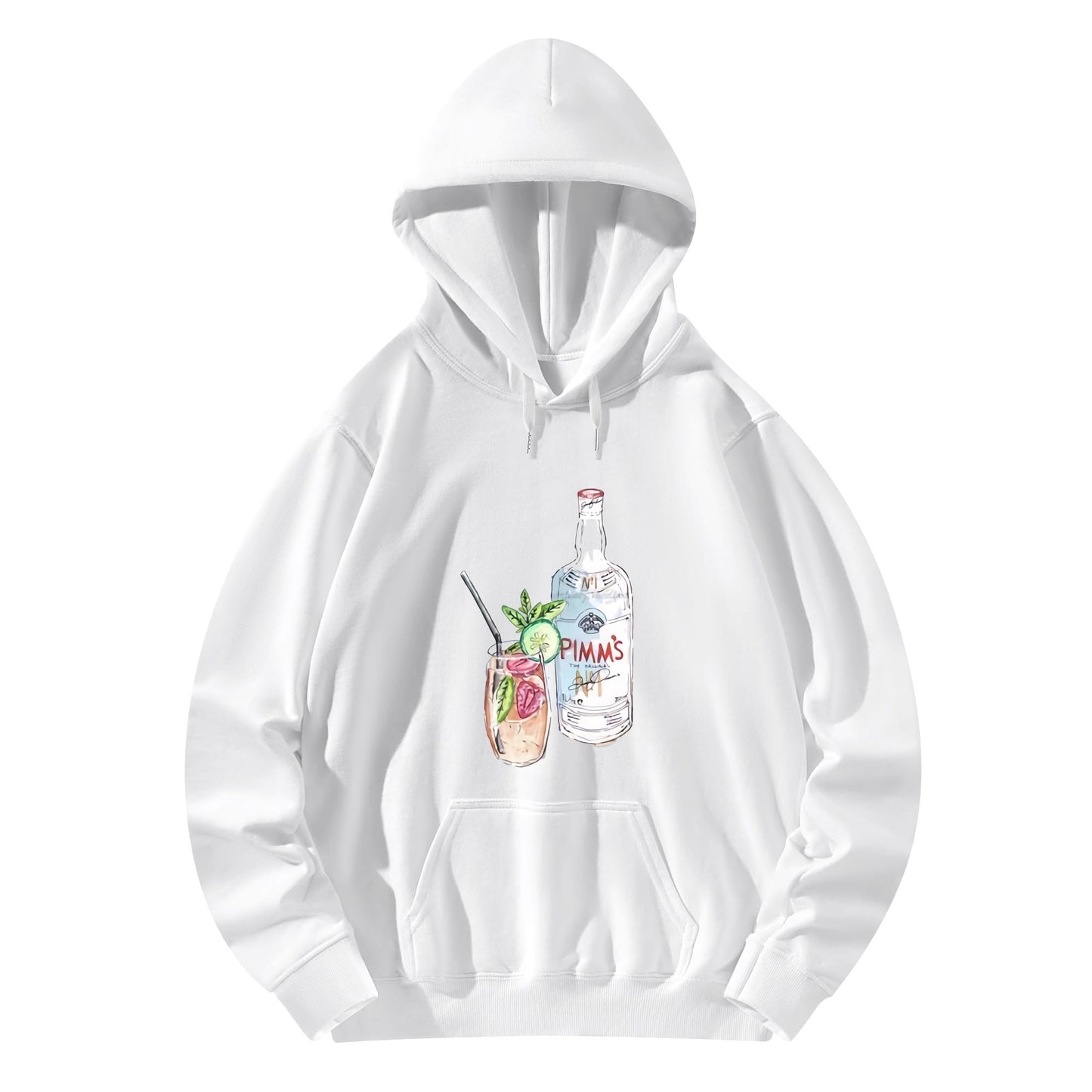 Cotton Hoodie Pimms Nº1 watercolor