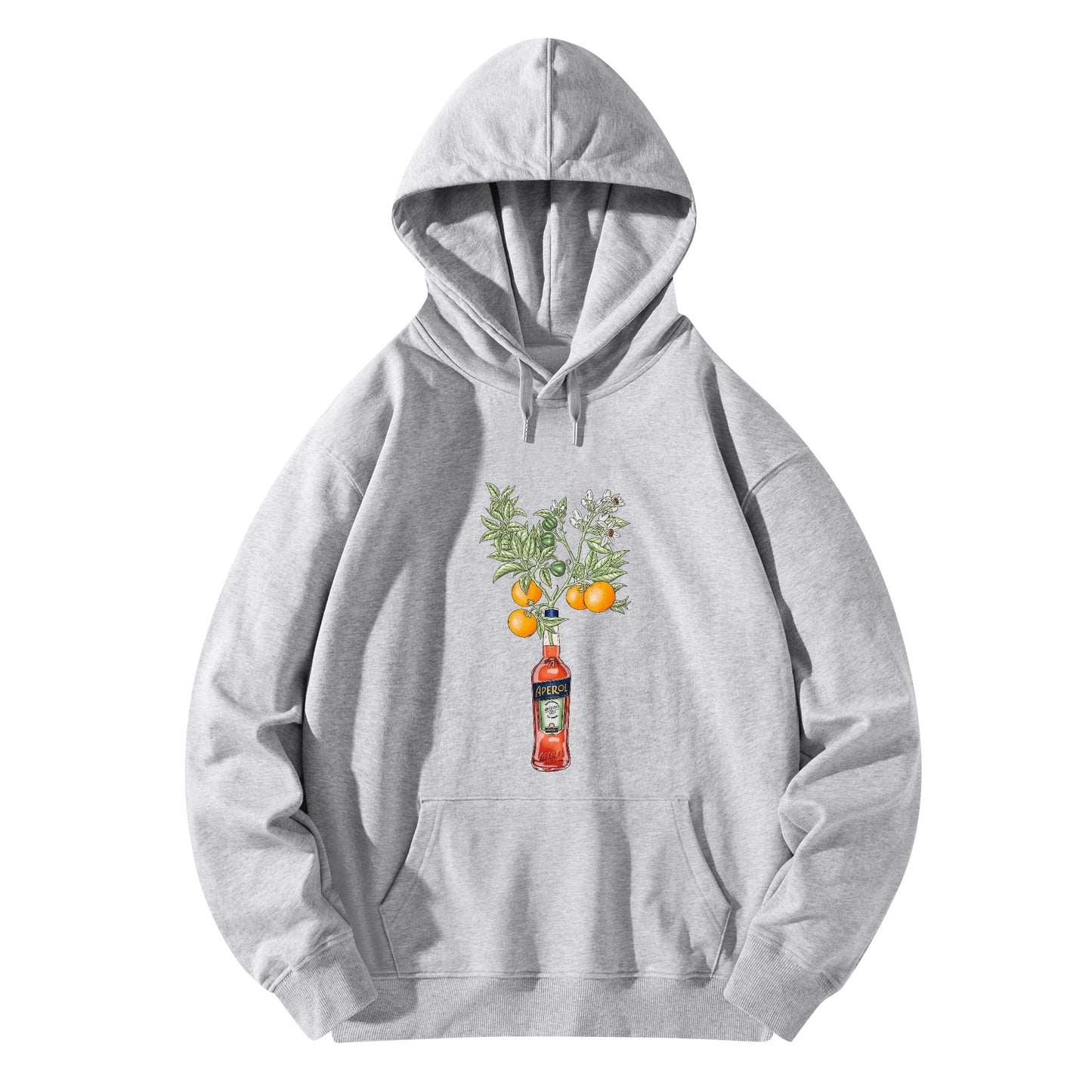 Cotton Hoodie Aperol orange tree