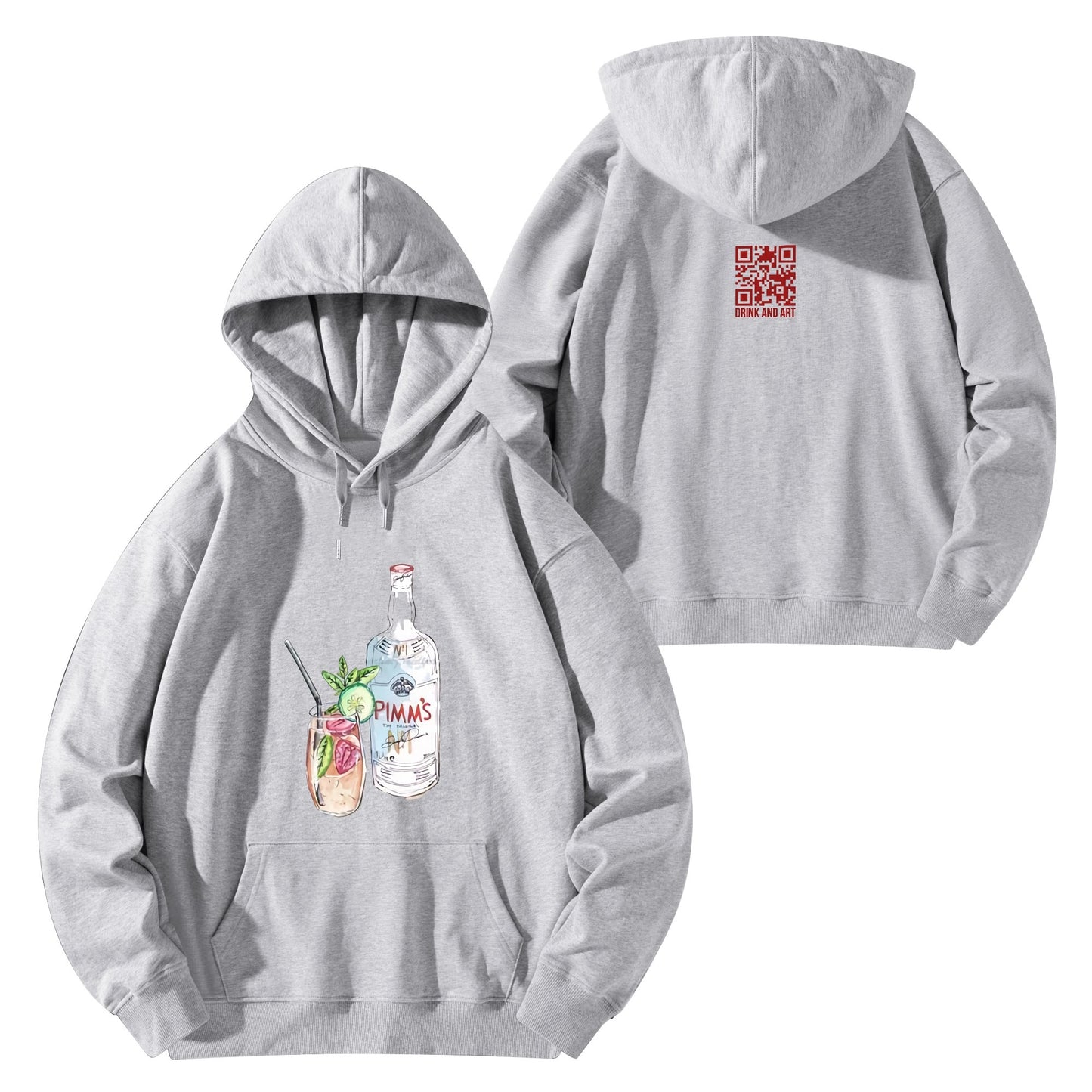 Cotton Hoodie Pimms Nº1 watercolor