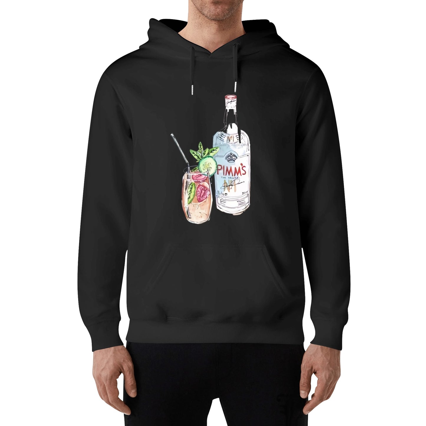 Cotton Hoodie Pimms Nº1 watercolor