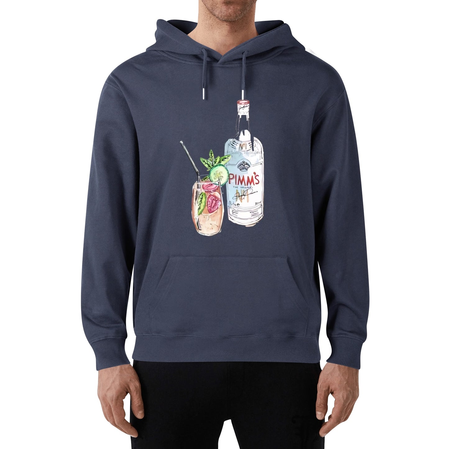 Cotton Hoodie Pimms Nº1 watercolor