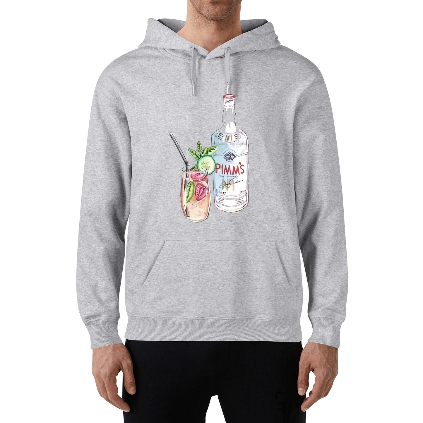 Cotton Hoodie Pimms Nº1 watercolor