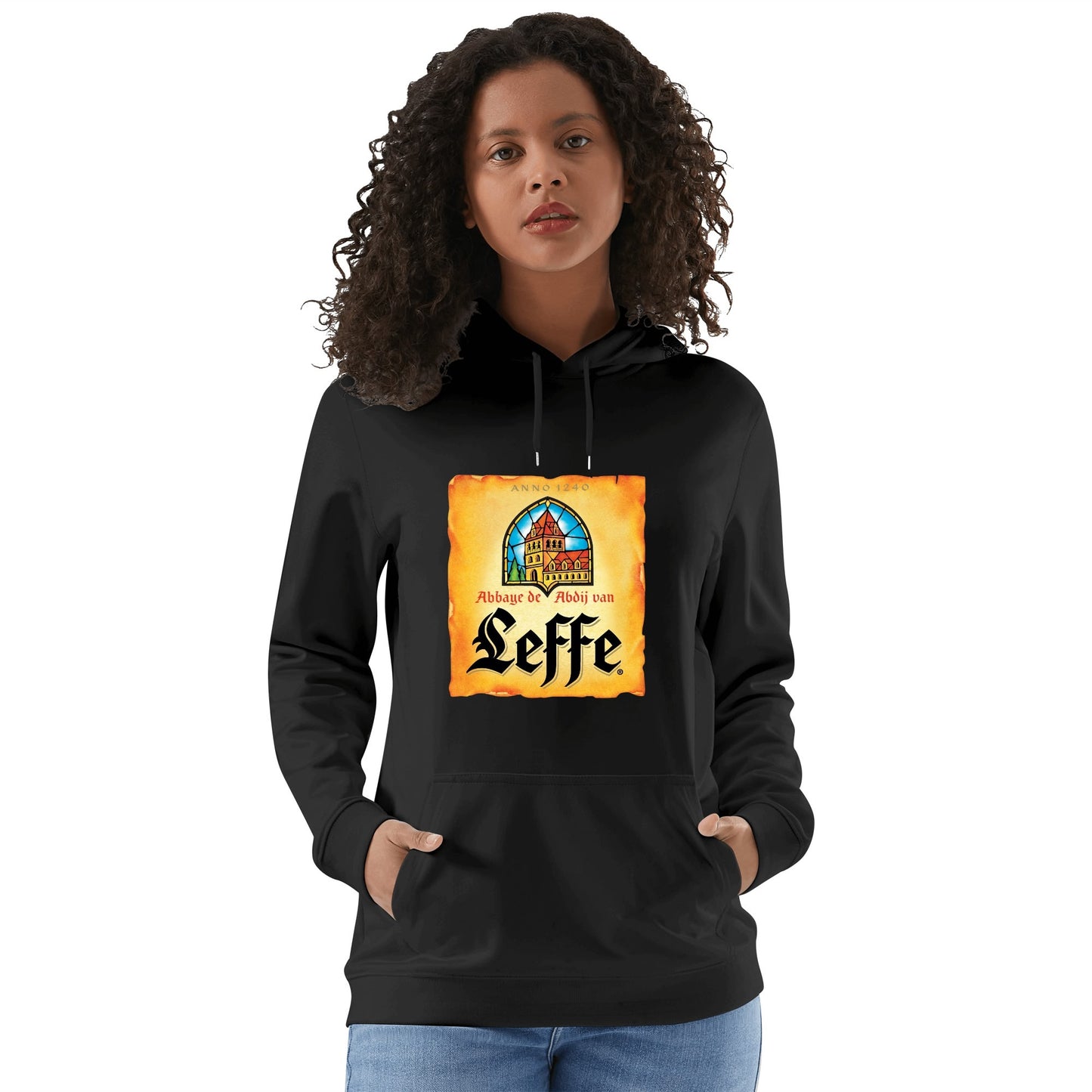 Cotton Hoodie Beer Leffe logo