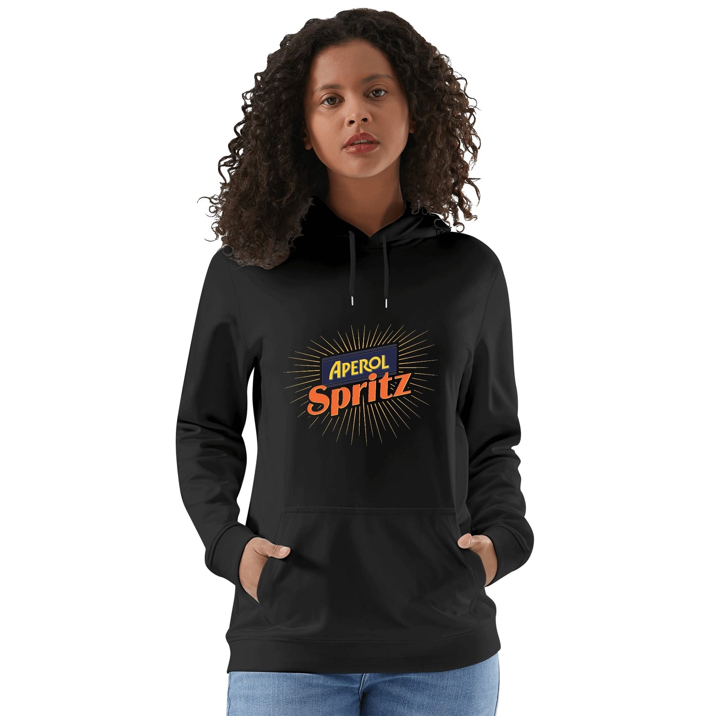 Cotton Hoodie Aperol logo