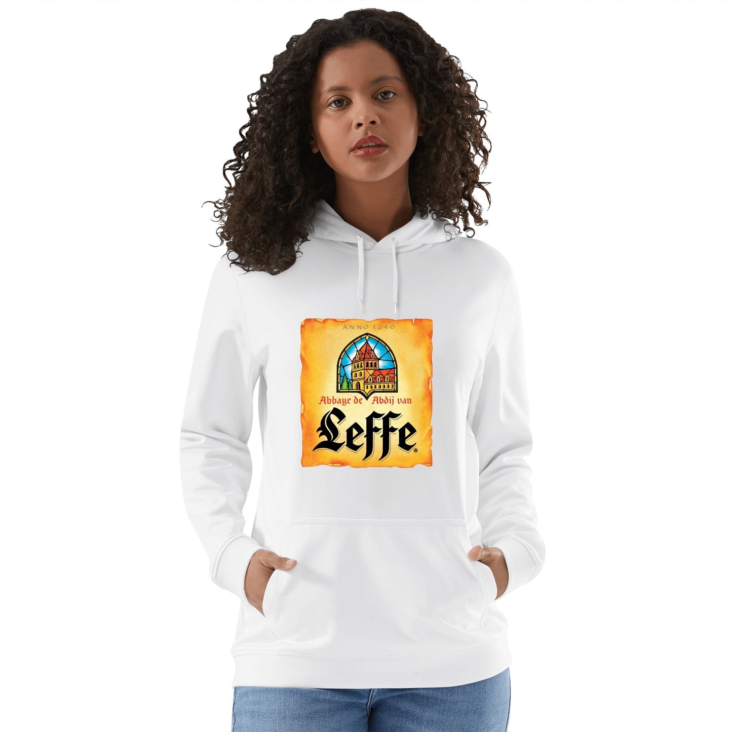 Cotton Hoodie Beer Leffe logo