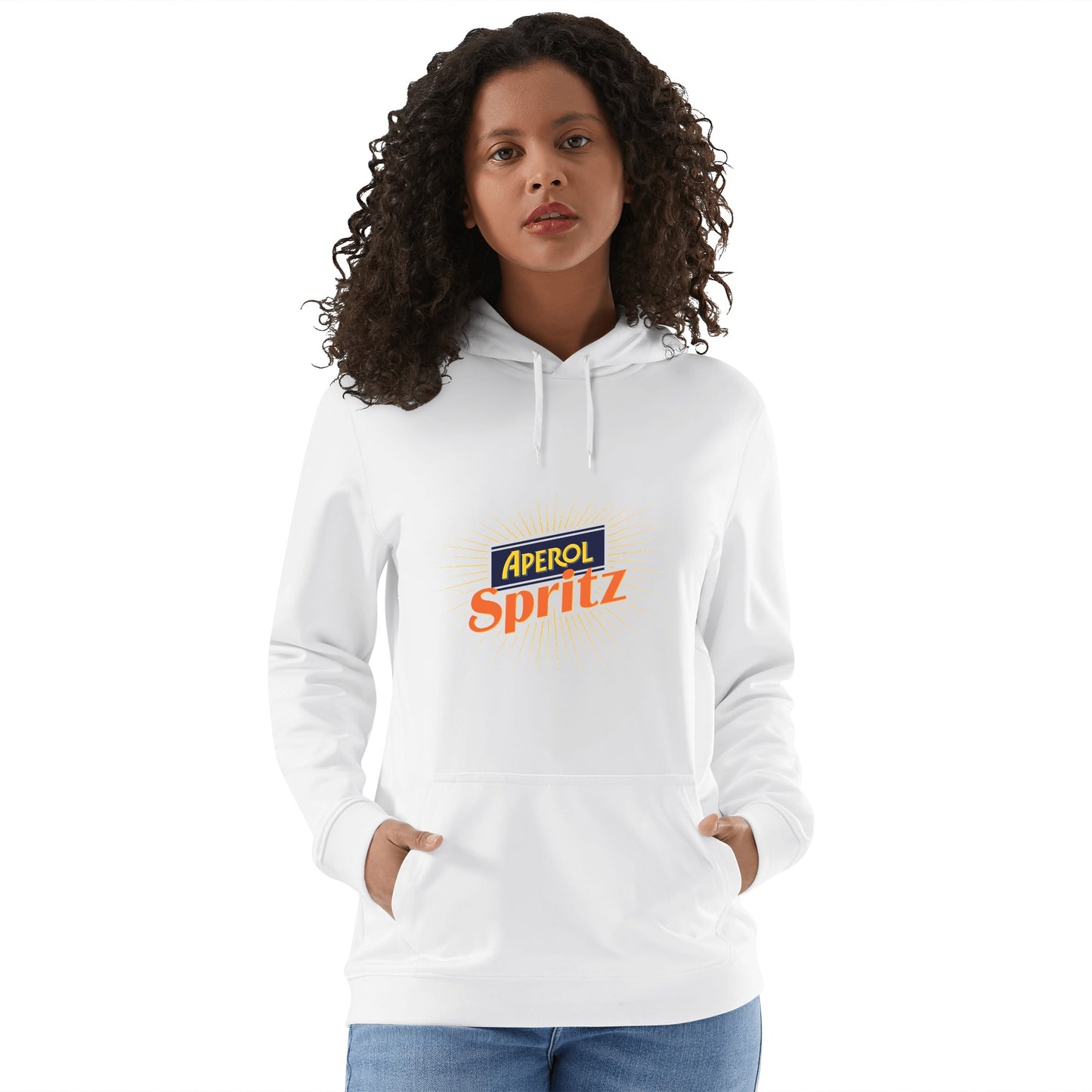 Cotton Hoodie Aperol logo